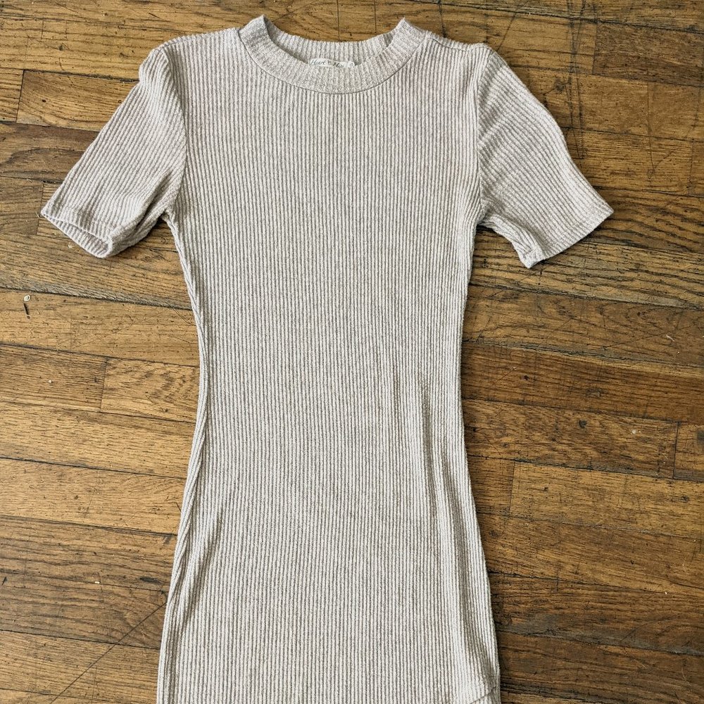 A tight casual dress